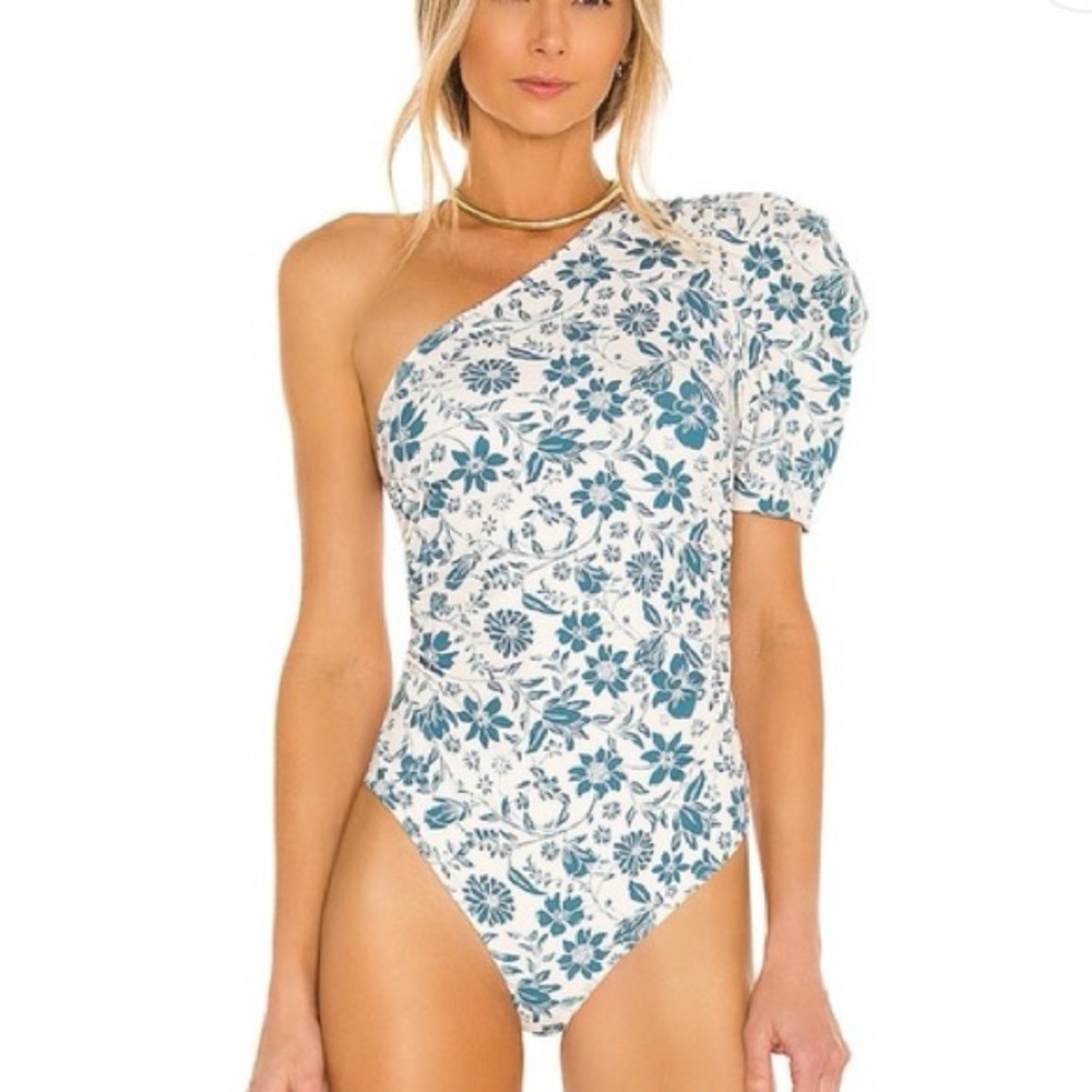 Free People Somethin’ About You One Shoulder Bodysuit - Size M